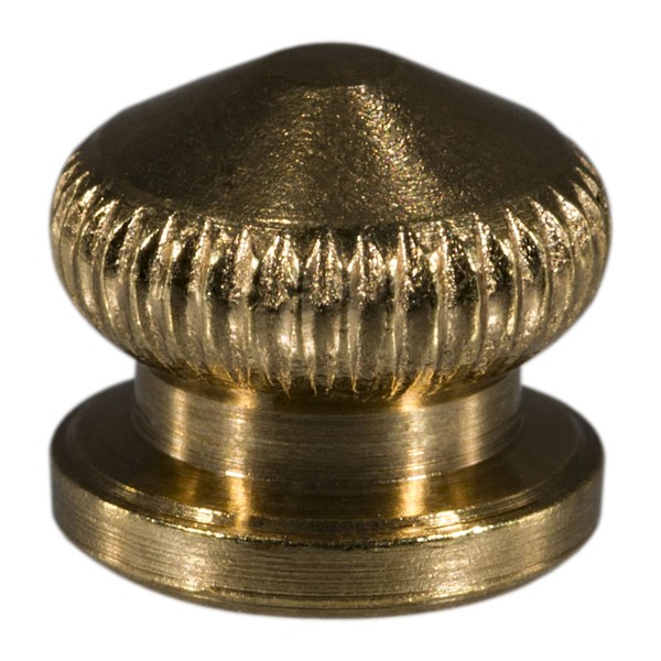 Midwest Fastener #8-32 Brass Coarse Thread Bracket Caps 10PK 72703